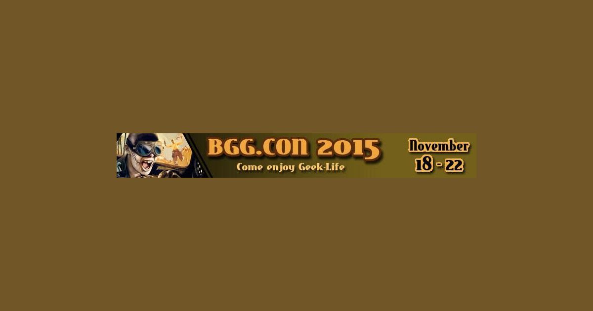 BGG.CON 2015 I Fun Facts and More! BoardGameGeek News BoardGameGeek