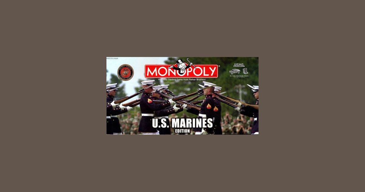 Monopoly United States Marines Board Game BoardGameGeek