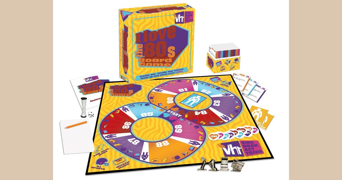 I Love the 80s Board Game Board Game BoardGameGeek