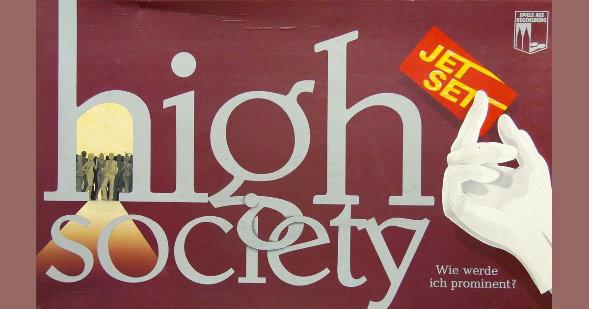 High Society Wie werde ich prominent? Board Game BoardGameGeek