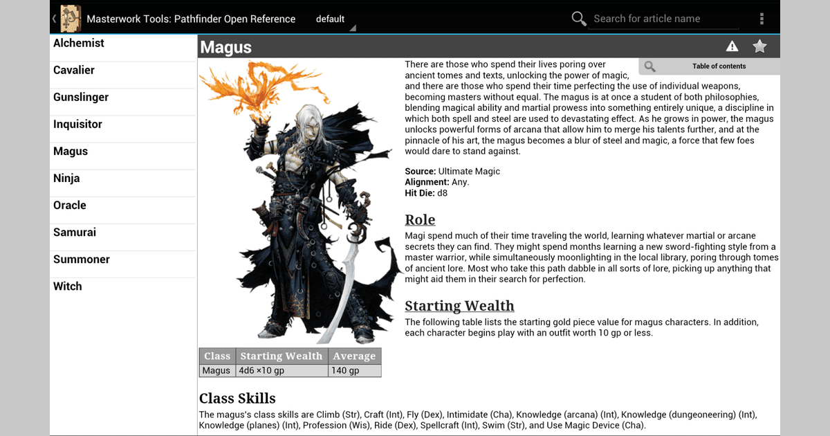 Pathfinder Open Reference Rpg Item Rpggeek
