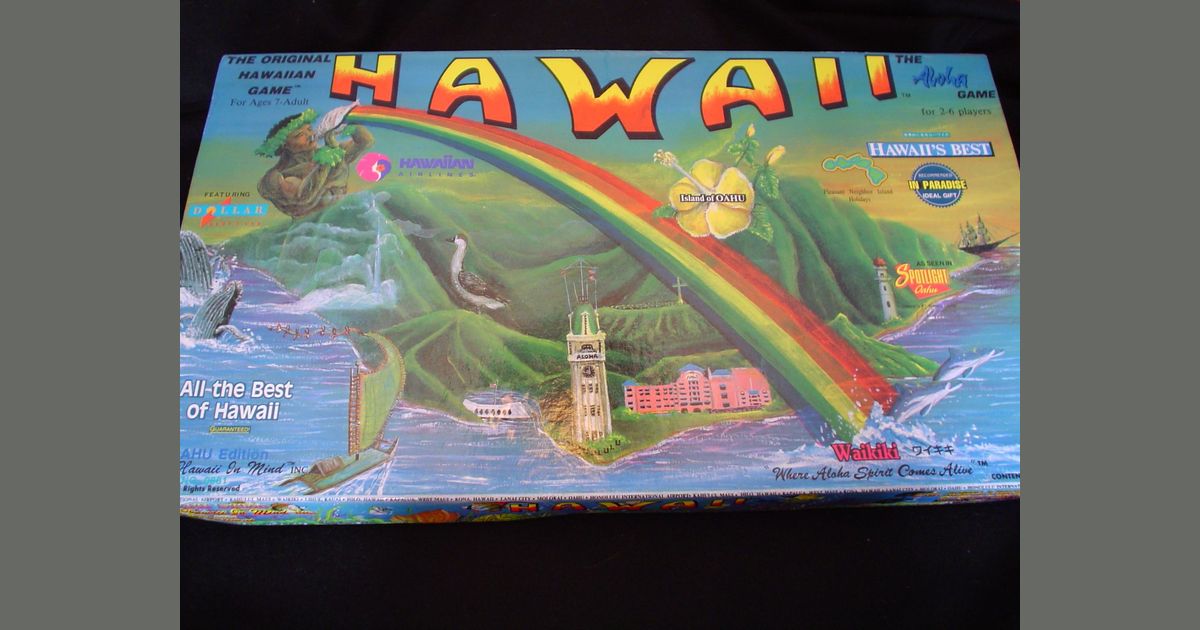 Hawaii The Aloha Game Board Game BoardGameGeek