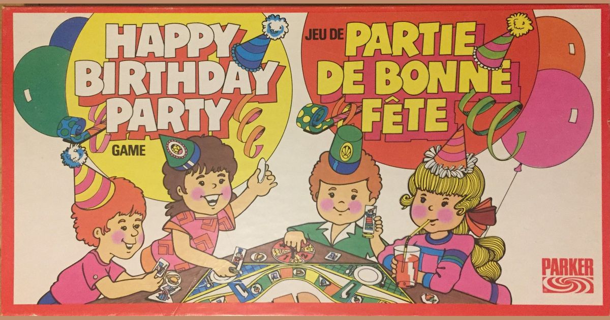 Happy Birthday Party Game Board Game BoardGameGeek