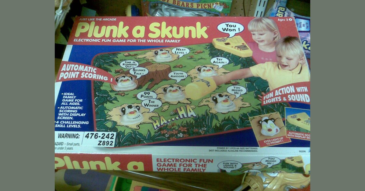 Plunk A Skunk Board Game BoardGameGeek