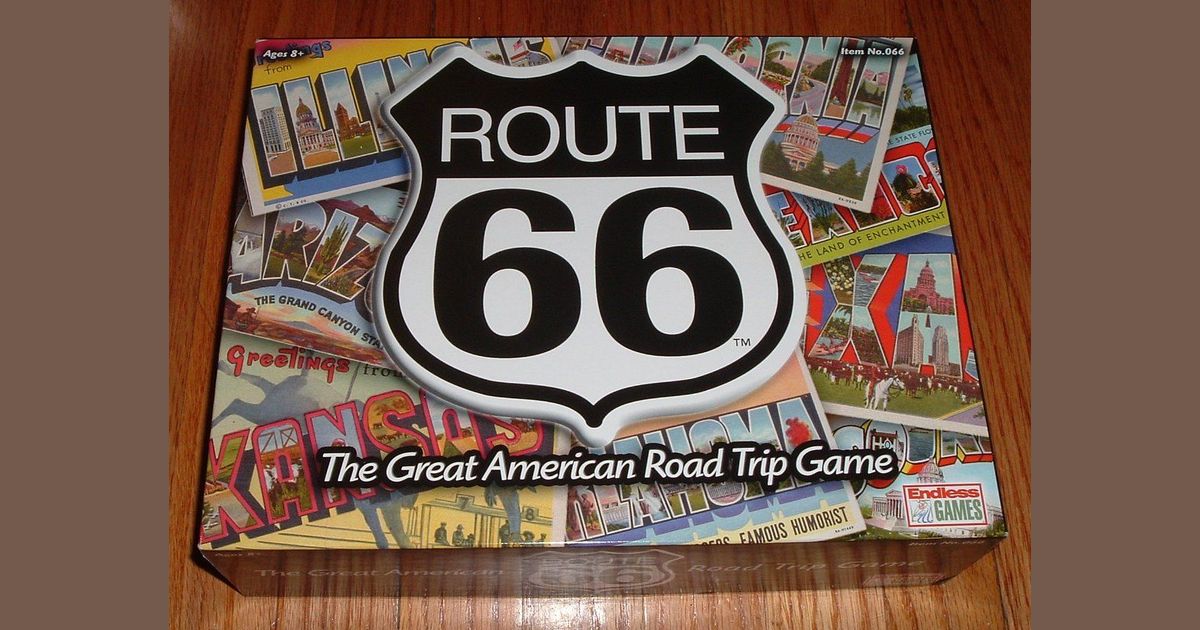 Route 66 The Great American Road Trip Game Board Game BoardGameGeek