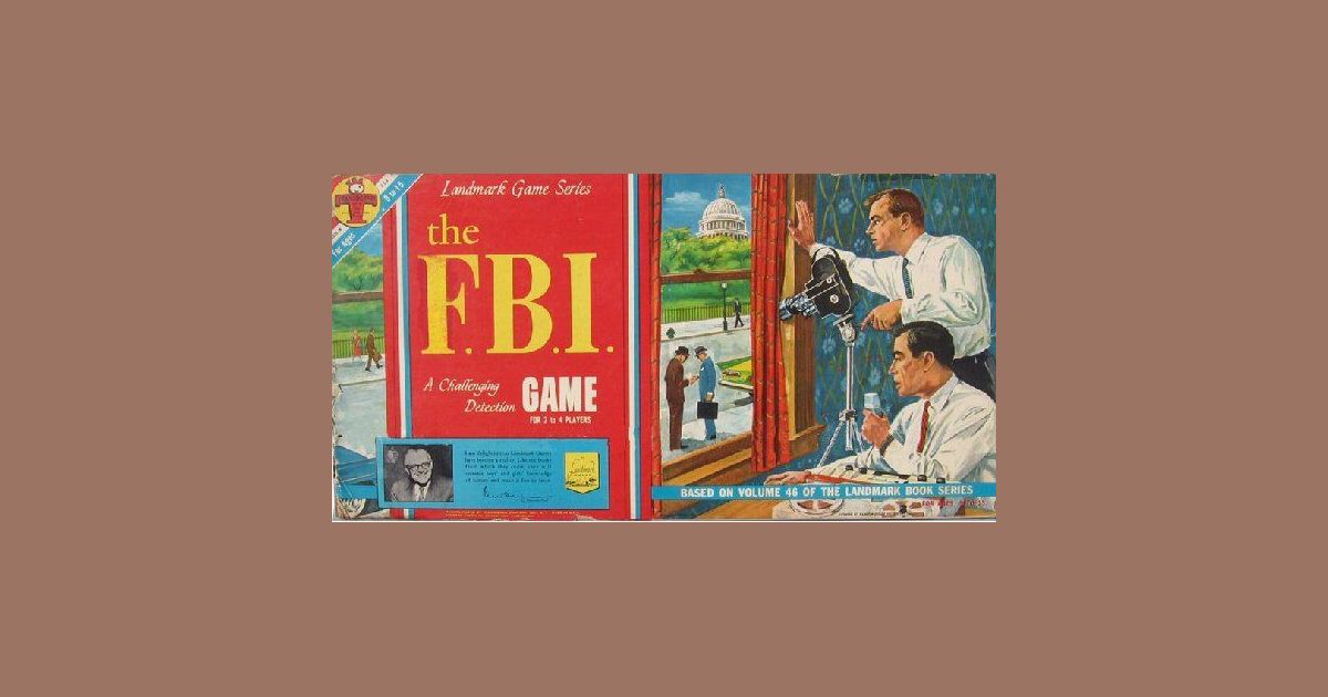 The F.B.I. Game Board Game BoardGameGeek