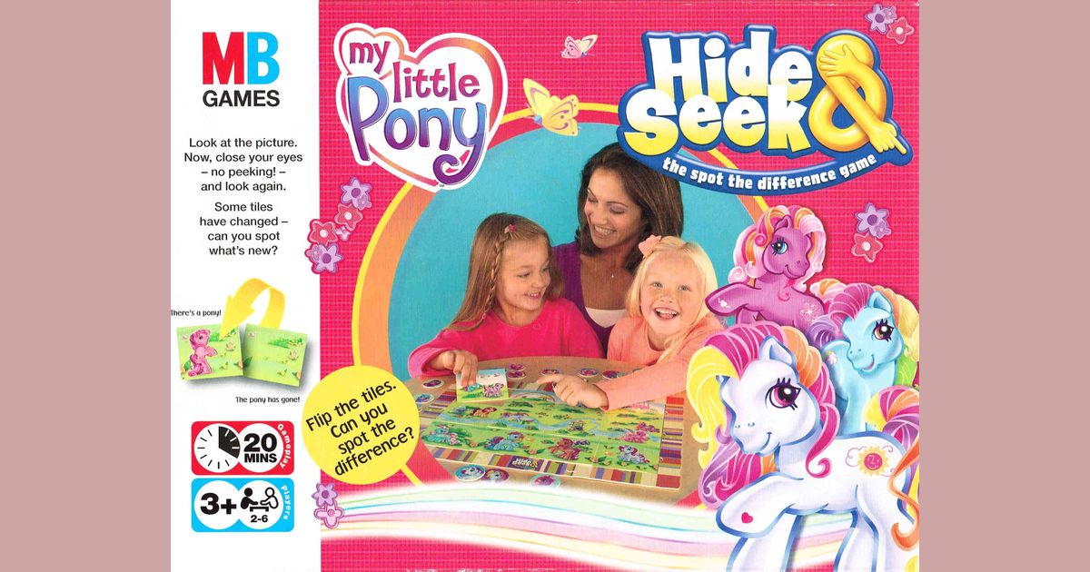 My Little Pony Hide Seek Board Game Boardgamegeek