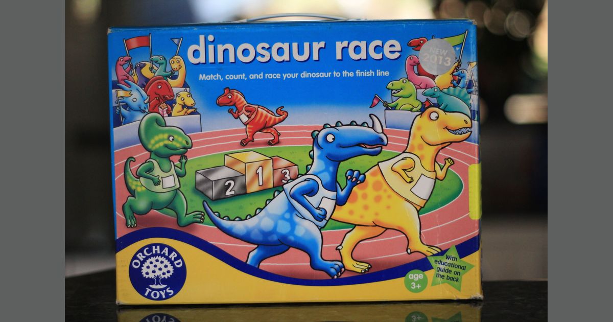 A slight improvement on your roll and move game Dinosaur Race