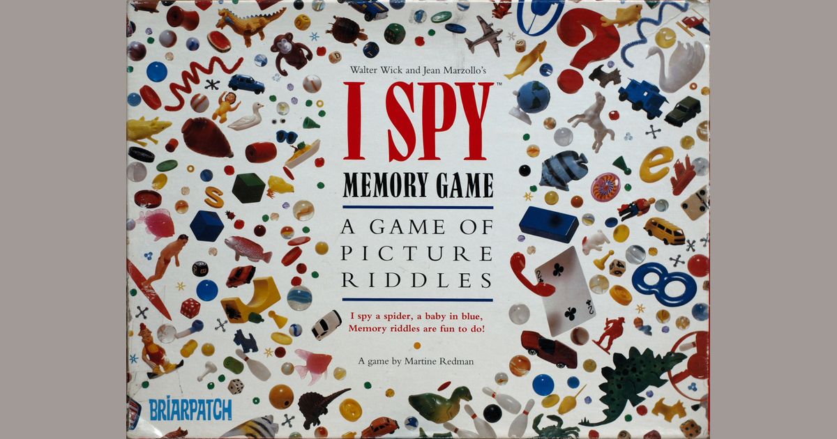 I Spy Memory Game Board Game BoardGameGeek