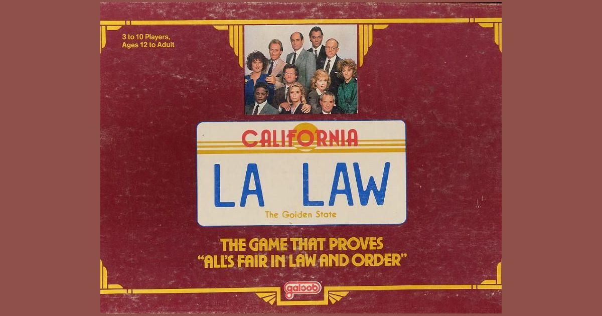L.A. Law Board Game BoardGameGeek