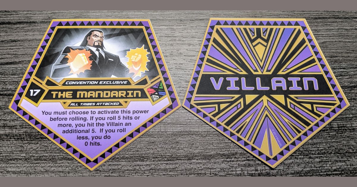 Wakanda Forever The Mandarin Board Game BoardGameGeek
