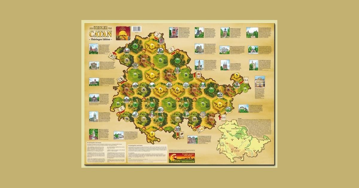 Die Siedler Von Catan Thuringen Edition Board Game
