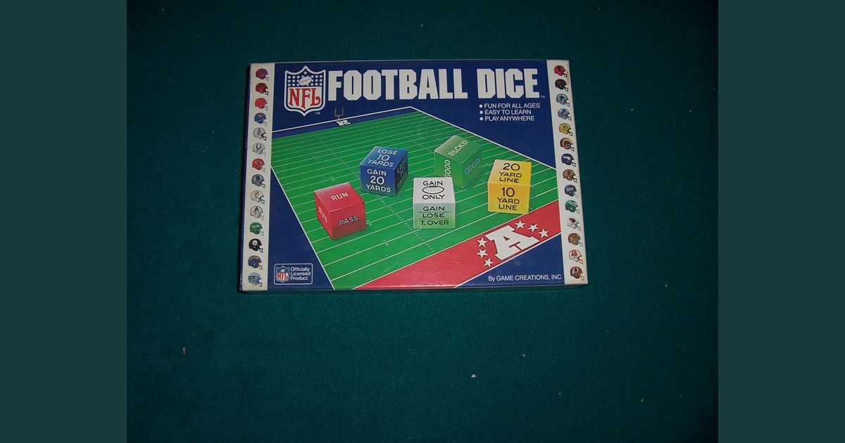 football dice board game boardgamegeek