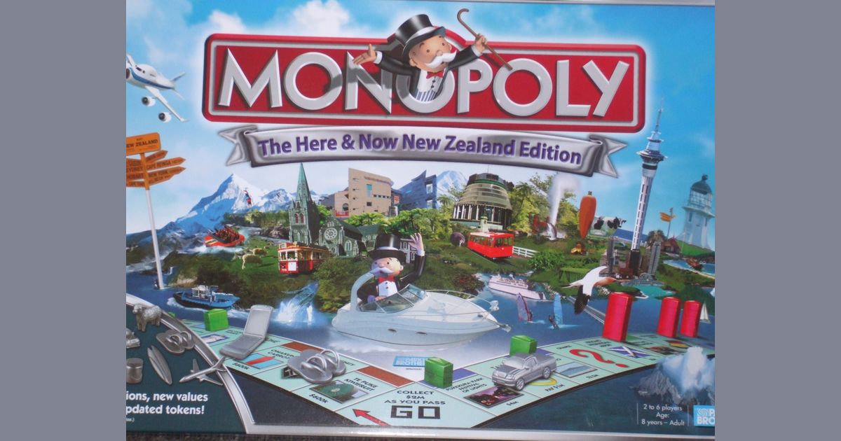 Monopoly The Here & Now New Zealand Edition Board Game BoardGameGeek