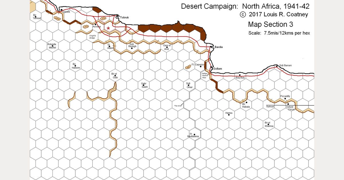 Desert Campaign North Africa 194142 Board Game BoardGameGeek