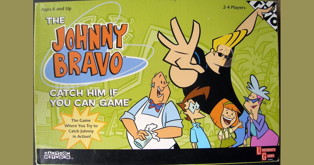 The Johnny Bravo Catch Him If You Can Game Board Game BoardGameGeek
