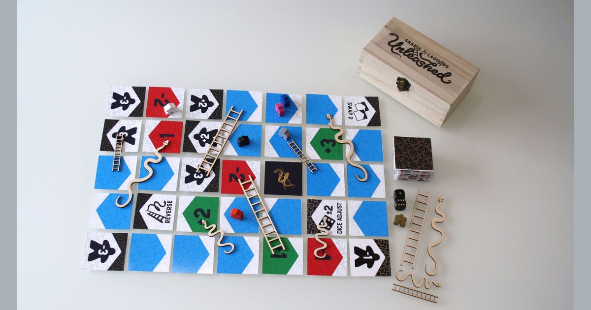 Snakes & Ladders Unleashed Board Game BoardGameGeek