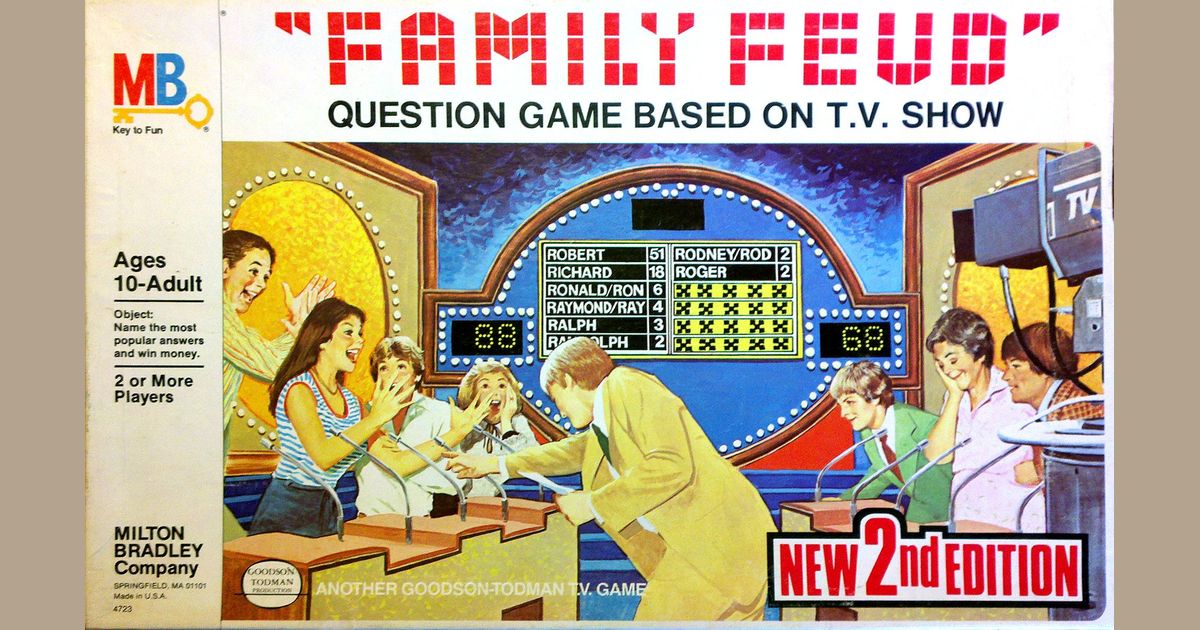 family feud cartoon set