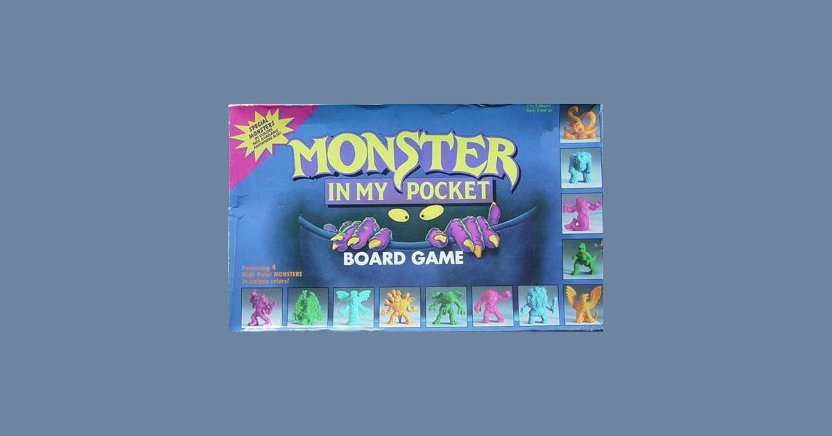 Monster in My Pocket Board Game Board Game BoardGameGeek