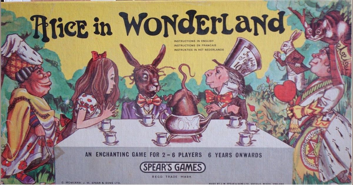 Alice in Wonderland Board Game BoardGameGeek