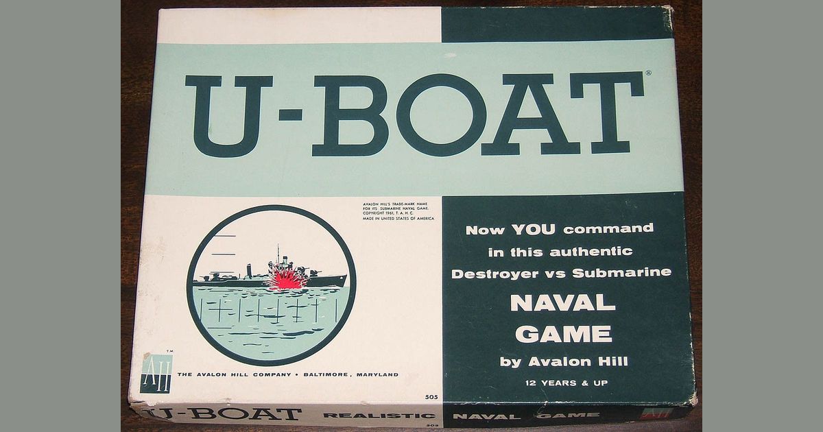 UBoat Board Game BoardGameGeek