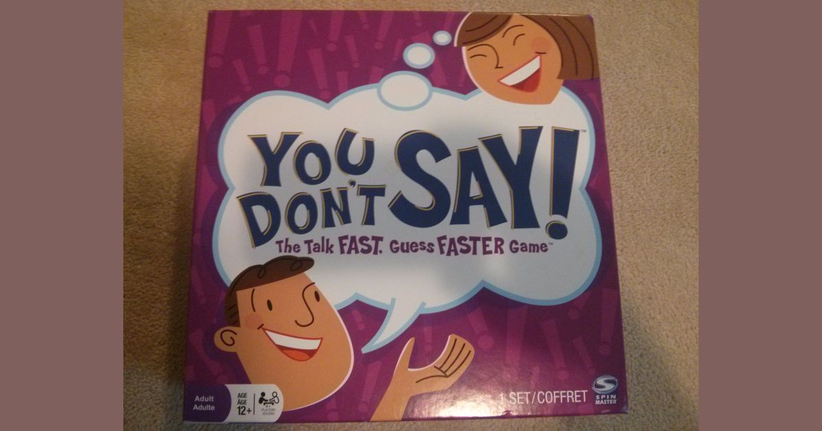 You Don't Say Board Game BoardGameGeek