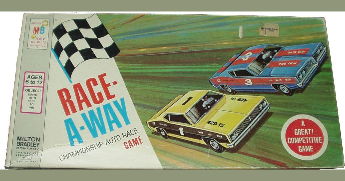 RaceAWay Championship Auto Race Board Game BoardGameGeek