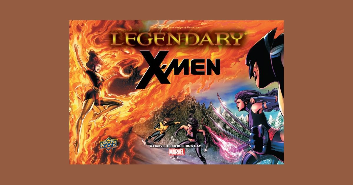 Legendary A Marvel Deck Building Game XMen Board
