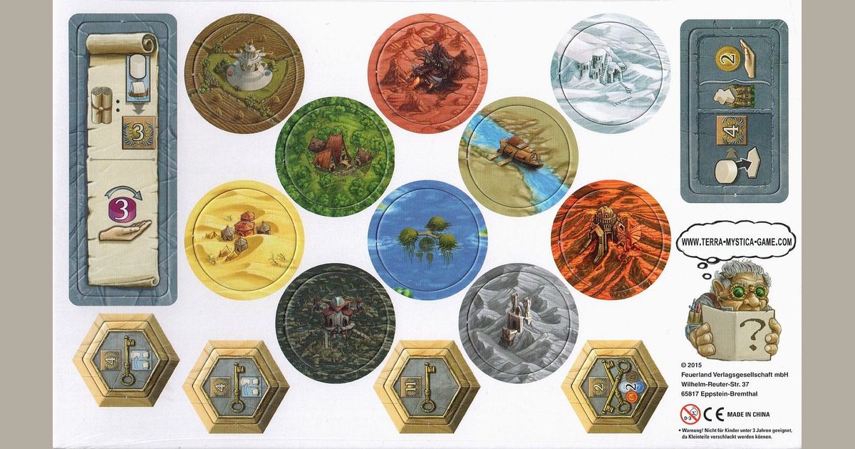 Terra Mystica Erweiterungsbogen Board Game Boardgamegeek