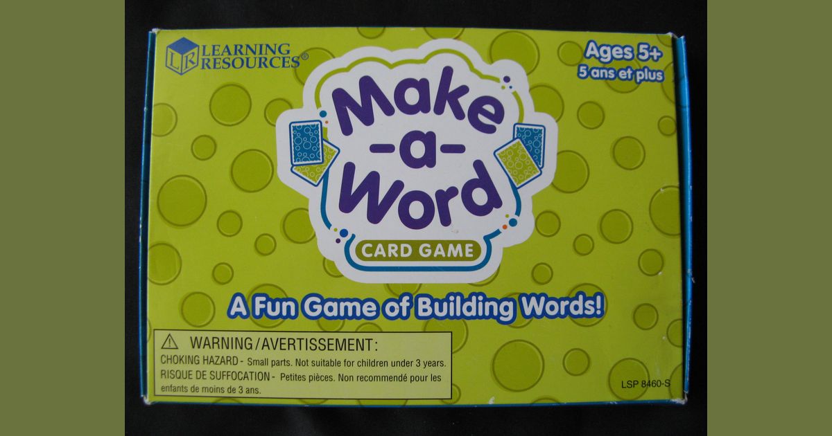 MakeaWord Card Game Board Game BoardGameGeek