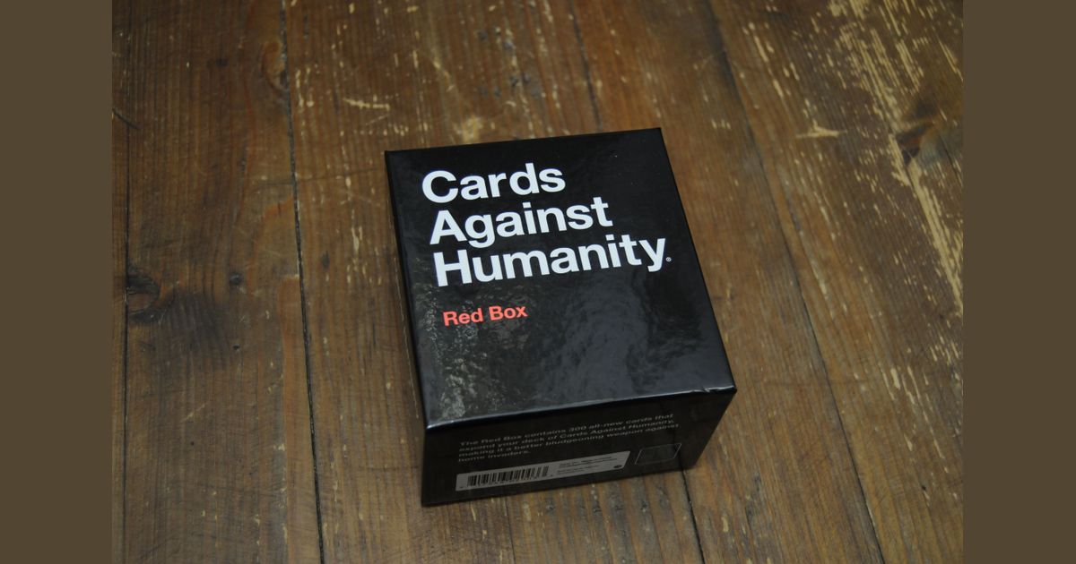 Cards Against Humanity Red Box Board Game BoardGameGeek