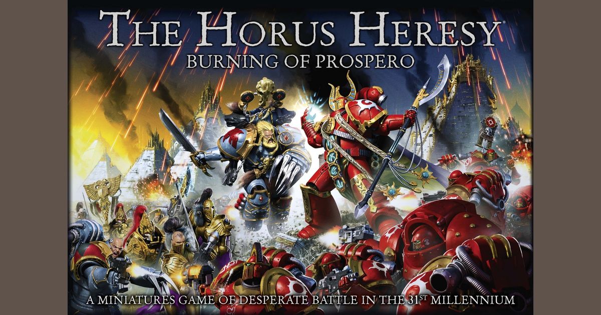 The Horus Heresy Burning Of Prospero Board Game