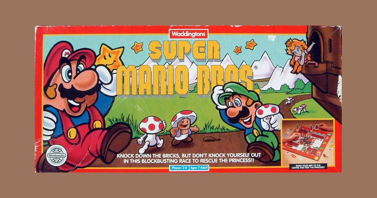 Super Mario Bros. Board Game BoardGameGeek