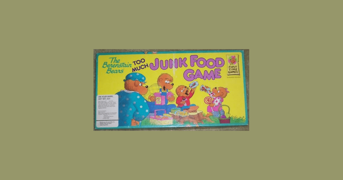 The Berenstain Bears Too Much Junk Food Game | Board Game | BoardGameGeek