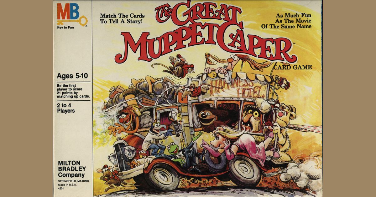 The Great Muppet Caper Card Game Board Game BoardGameGeek