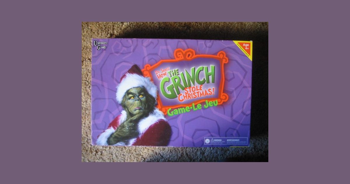 Dr. Seuss' How The Grinch Stole Christmas Game Movie Edition Board
