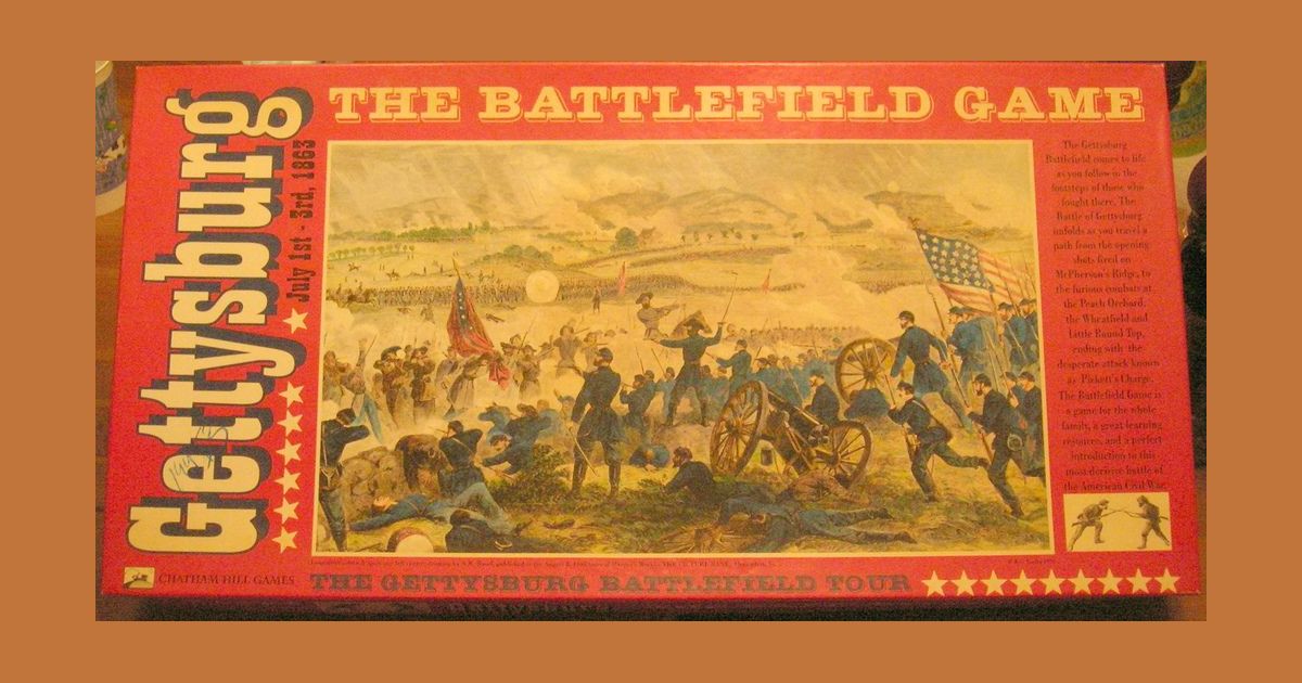 Gettysburg The Battlefield Game Board Game BoardGameGeek
