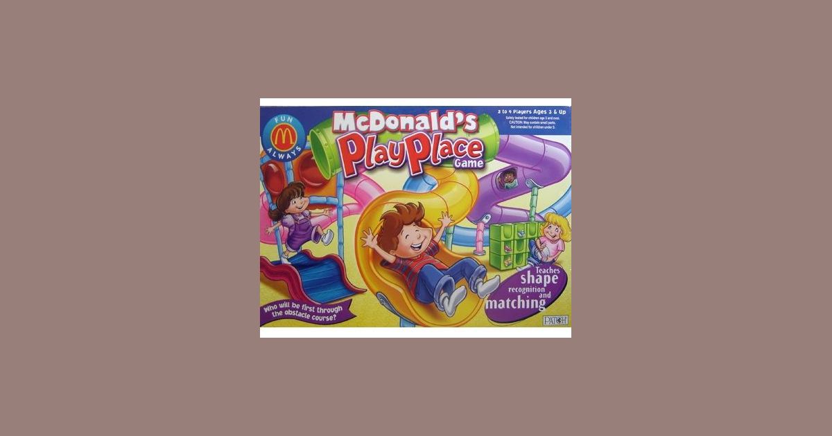 McDonald's PlayPlace Game Board Game BoardGameGeek