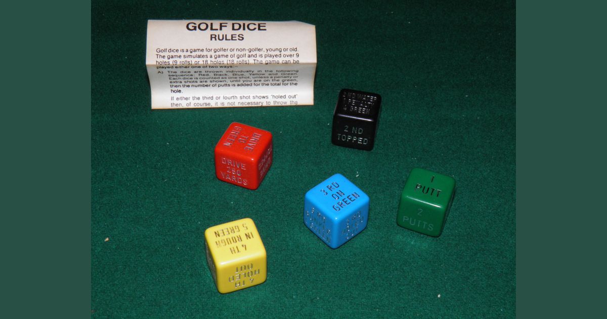 Golf Dice Board Game BoardGameGeek