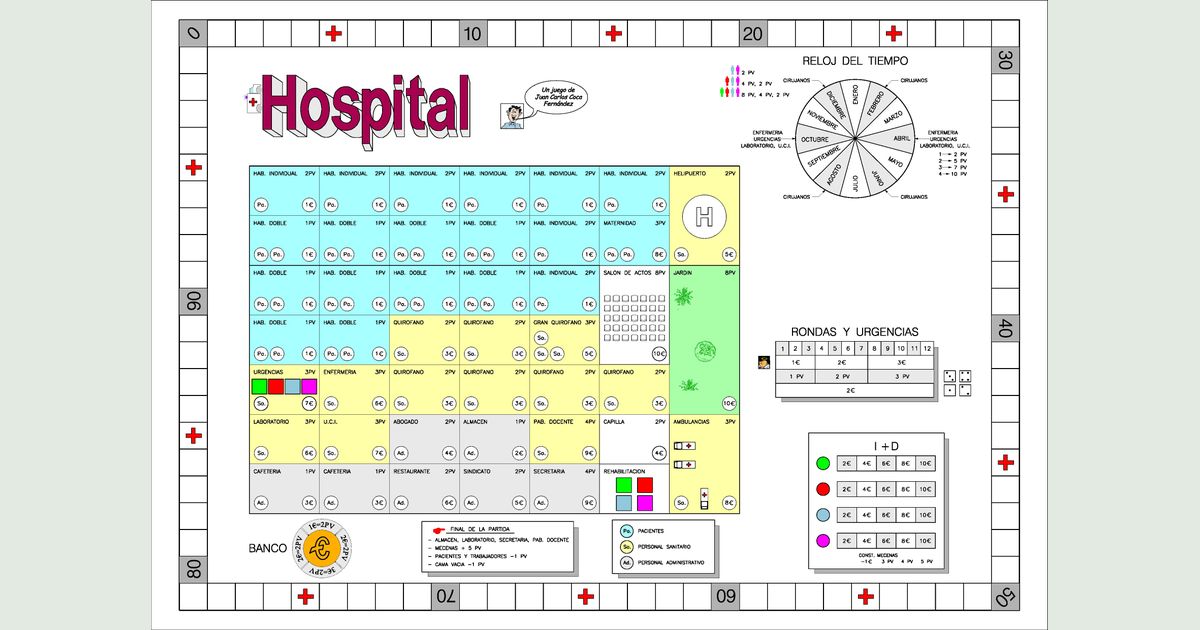 Hospital Board Game BoardGameGeek