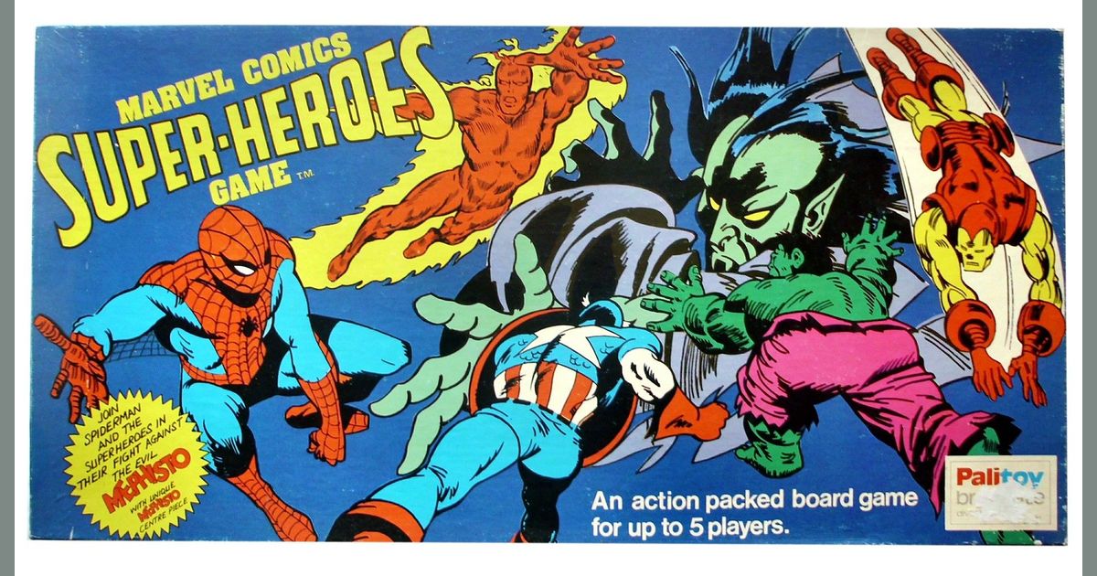 Marvel Comics SuperHeroes Game Board Game BoardGameGeek