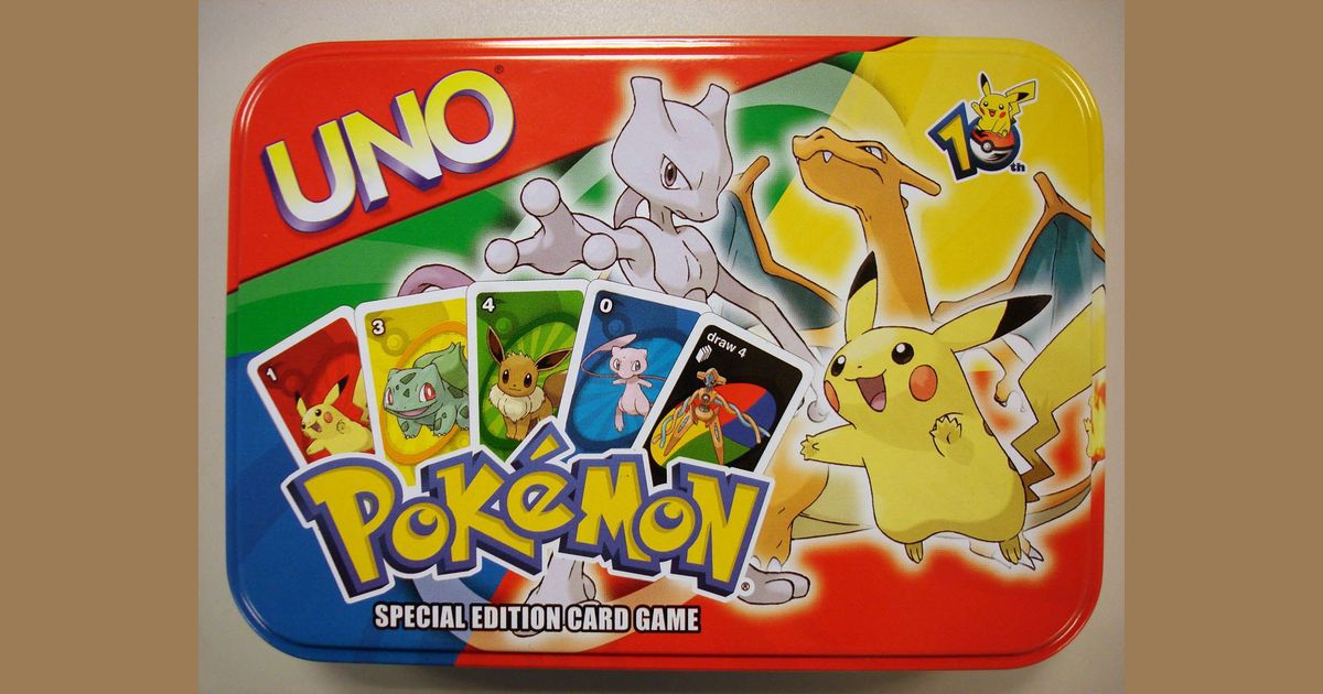 UNO Pokémon Board Game BoardGameGeek