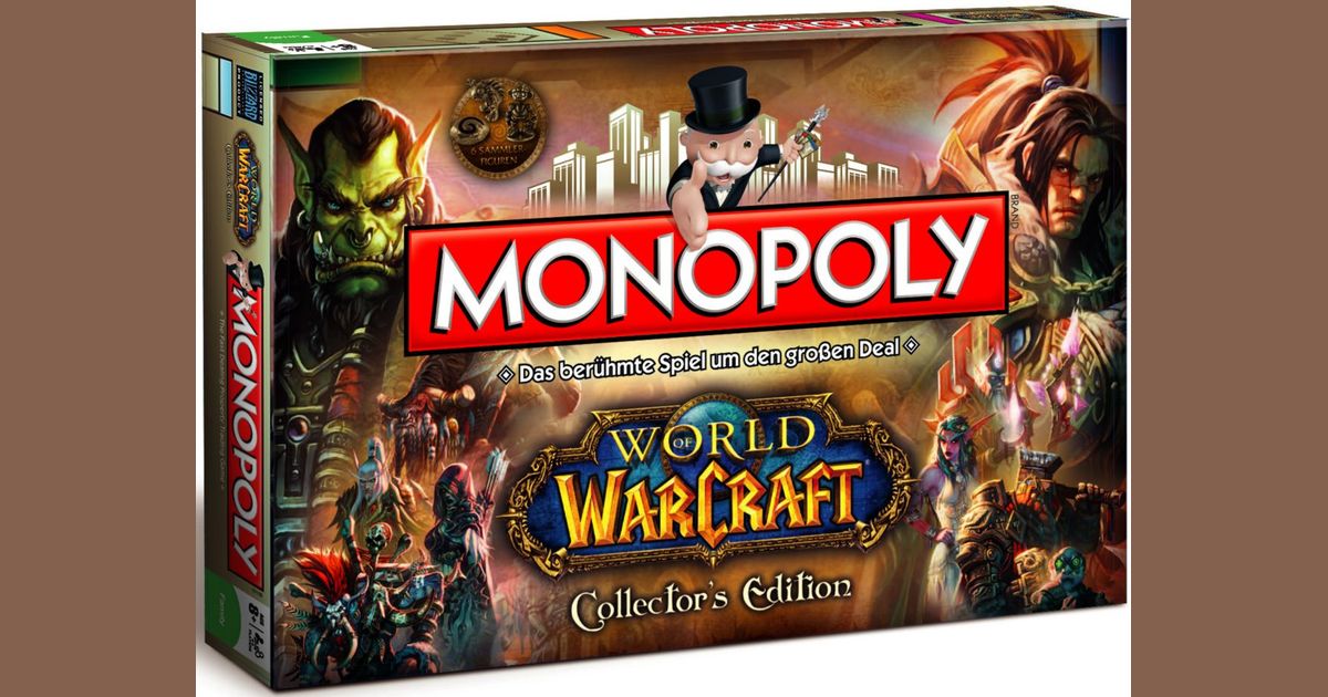 Monopoly World Of Warcraft Collector S Edition Board Game Boardgamegeek