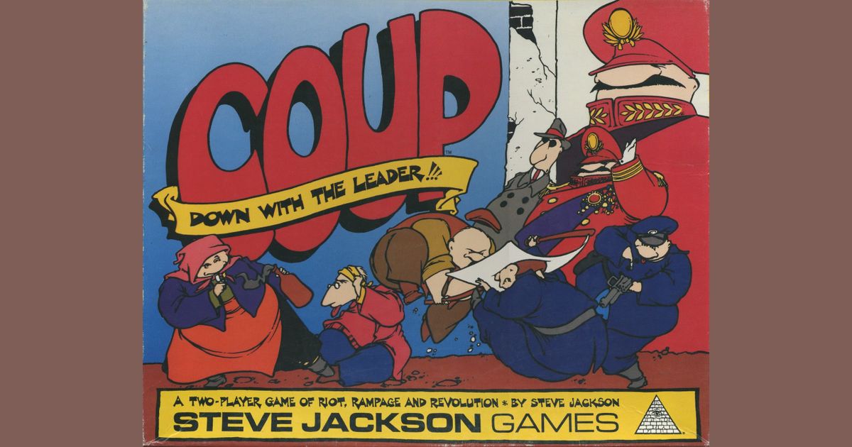Coup Board Game BoardGameGeek