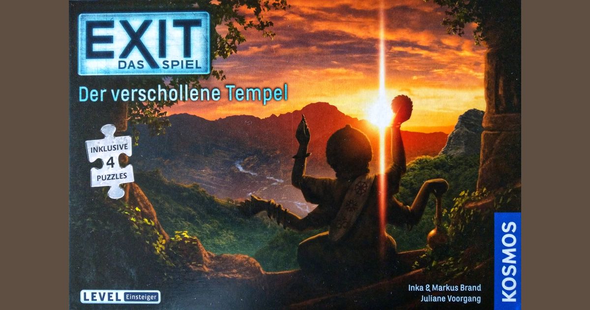 EXIT Das Spiel + Puzzle Der verschollene Tempel Board Game BoardGameGeek