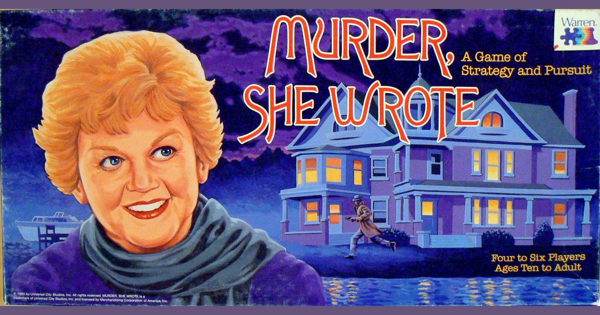 Murder, She Wrote Board Game BoardGameGeek