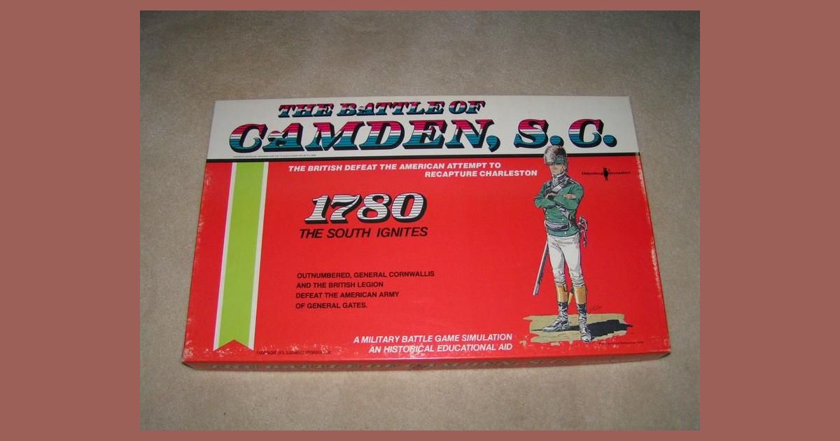 The Battle of Camden, S.C. Board Game BoardGameGeek