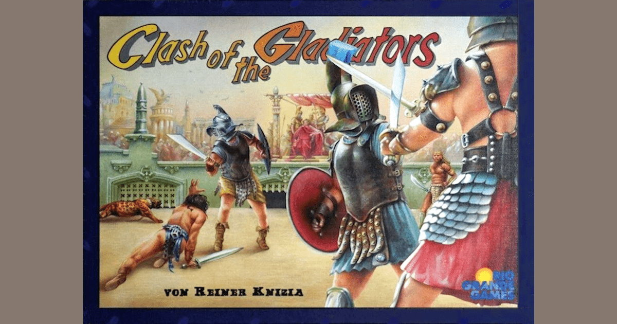 Clash of the Gladiators Board Game BoardGameGeek