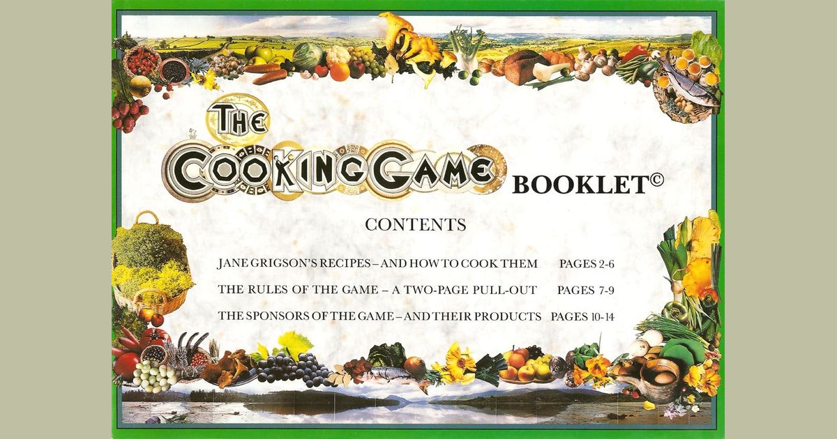 The Cooking Game | Board Game | BoardGameGeek
