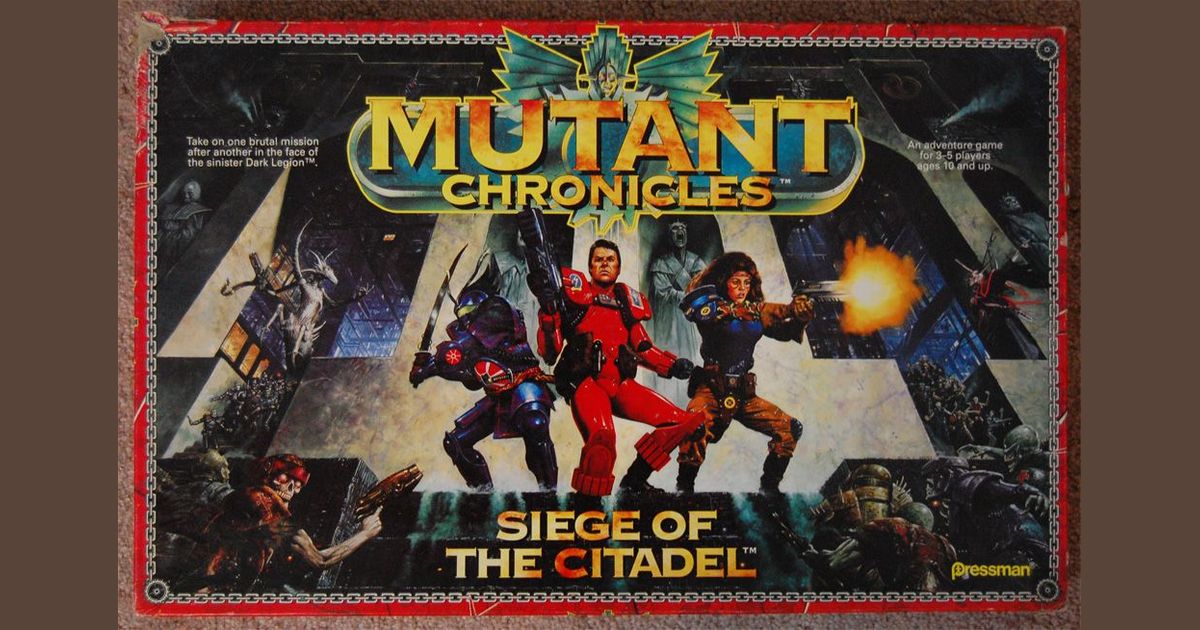 Mutant Chronicles Siege of the Citadel Board Game BoardGameGeek